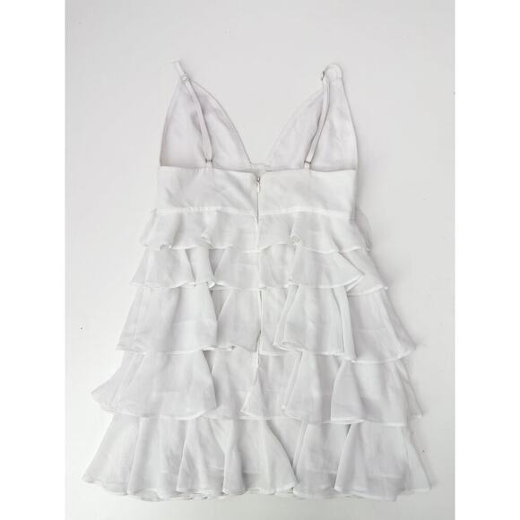 NBD Roxanne Ruffle Mini Dress - Size Small - Picture 5 of 6